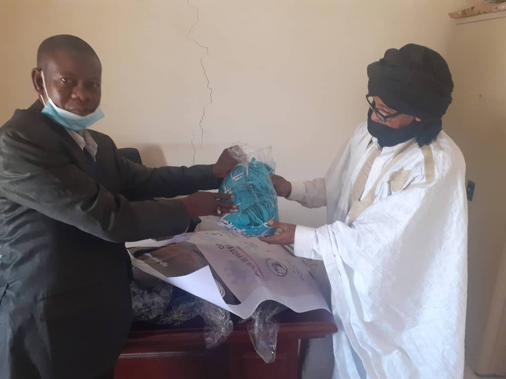 Distribution de masques au profit des écoles fondamentales : Teyarett, Sebkha et ElMina